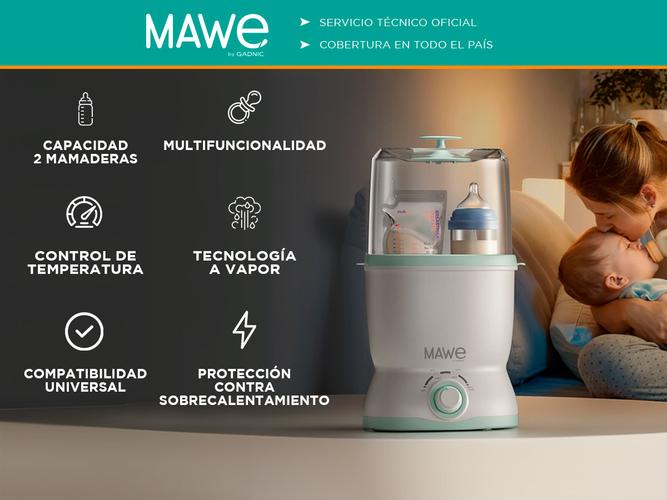 Esterilizador Doble Mamaderas Gadnic Calentador Multifunción Digital  - 1