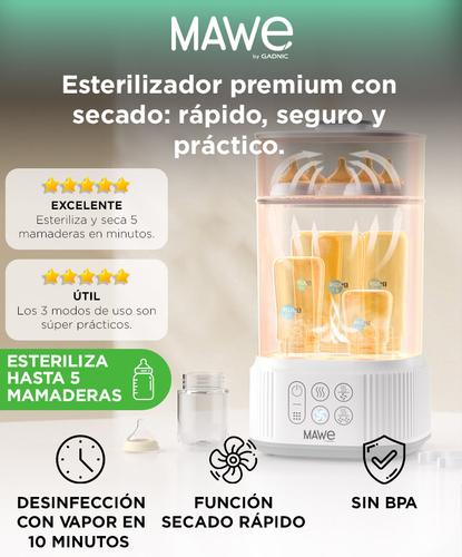 Esterilizador De Biberones 3 en 1 Mawe By Gadnic Secador Para 5 Mamaderas  - 1