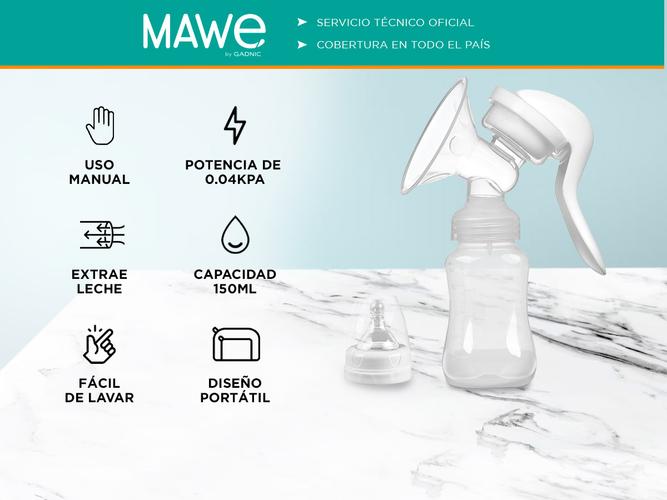 Sacaleche Manual Mawe by Gadnic 150ml  - 1