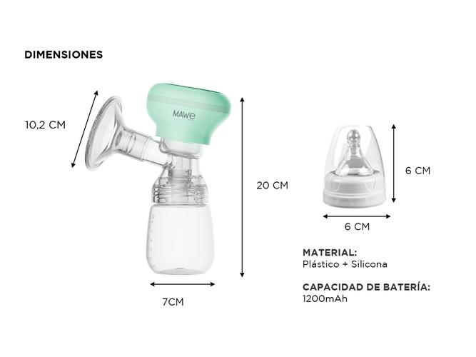 Sacaleche Eléctrico Gadnic Control Botón RH-289 Extractor Portátil - 5