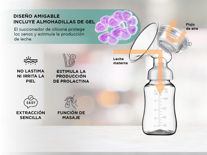 Sacaleches Gadnic Kit Doble Mave D-112 Extractor Automático - 3