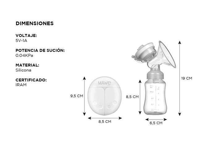 Sacaleches Gadnic Kit Doble Mave D-112 Extractor Automático - 5