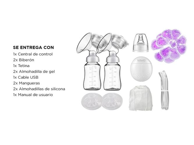 Sacaleches Gadnic Kit Doble Mave D-112 Extractor Automático - 6