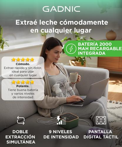 Sacaleches Gadnic Kit Doble Mave Pro D-115 Extractor Automático - 1