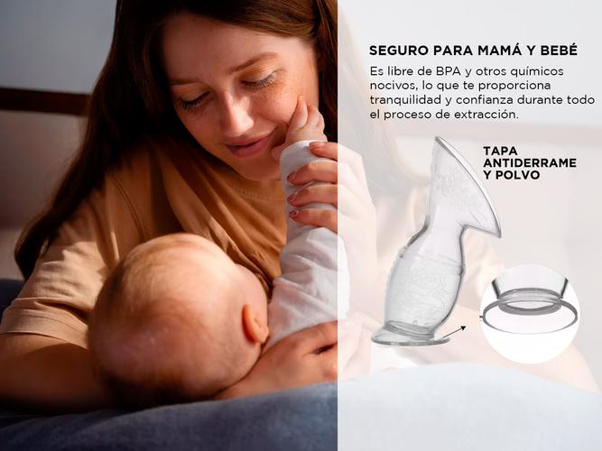 Sacaleche Gadnic Extractor de Leche de Silicona Completo - 3