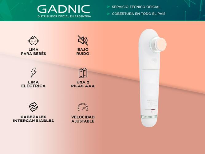 Lima de Uñas Para Bebé Gadnic CU69 Torno Recortador Eléctrico - 1