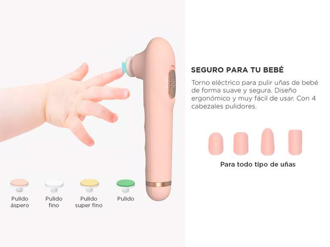 Lima de Uñas Para Bebé Gadnic CU69 Torno Recortador Eléctrico - 2