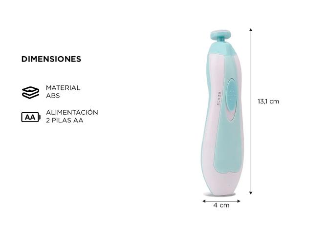 Lima de Uñas Para Bebé Gadnic CU70 Torno Eléctrico - 4