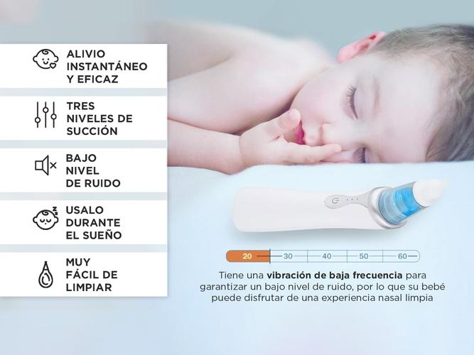 Aspirador Nasal Gadnic Eléctrico Silencioso Para Bebes y Niños - 2