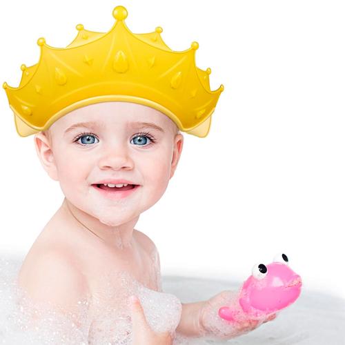 Gorro De Ducha Corona Protege Ojos Gadnic Para Bebés y Niños  - 0