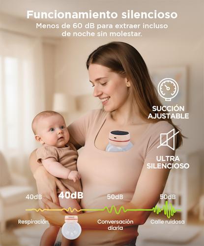 Sacaleche Eléctrico Mawe By Gadnic Portátil 9 Niveles 3 Modos - 3