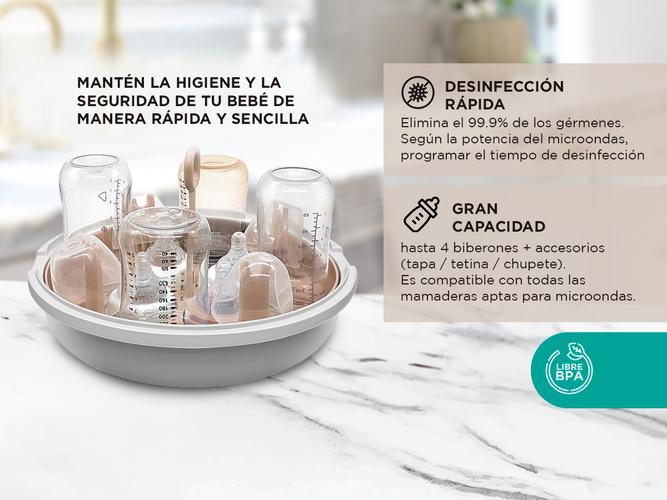 Esterilizador de Mamaderas Gadnic a Vapor en Microondas Outlet - 3