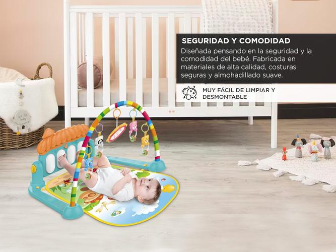 Gimnasio Alfombra Gadnic Con Sonajeros Para Bebé - 4