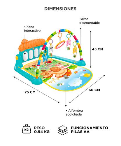 Gimnasio Alfombra Gadnic Con Sonajeros Para Bebé - 5