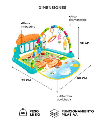 Gimnasio Alfombra Gadnic Con Sonajeros Para Bebé - 5