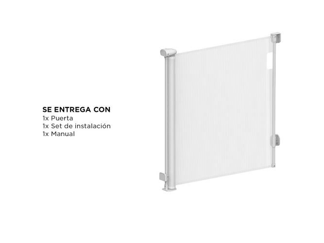 Puerta de Seguridad Retráctil Mawe Gate 140 Con Bloqueo - 6
