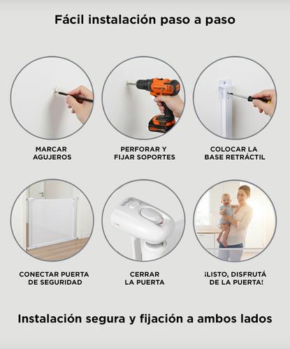 Puerta de Seguridad Retráctil Mawe Gate 140 Con Bloqueo Outlet - 3