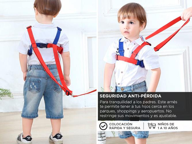Arnés Cinturón de Seguridad para Niños Gadnic BEBE105 Antipérdida Guía - 2