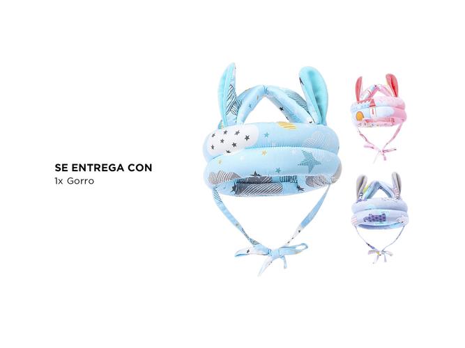 Gorro Para Niños Protección Anti-Golpes Mawe BEBE106 Ajustable - 4