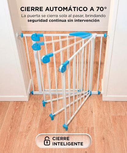 Puerta de Seguridad para Bebes y Mascotas Gadnic Ajustable Sin Perforar Doble Traba Cierre Automatico Doble Sentido Uso Interior - 2