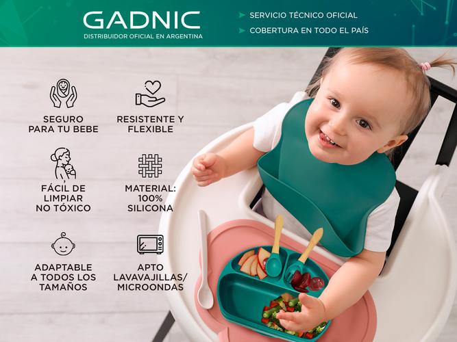 Set de Alimentación para Bebés Gadnic Silicona Premium - 1