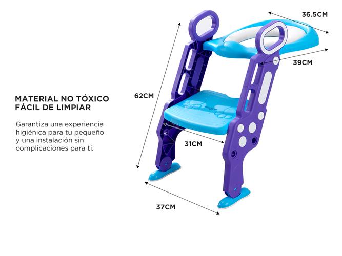 Adaptador de Inodoro para Niños Gadnic Con Escalera - 3