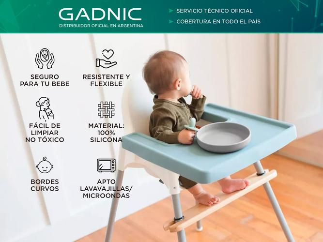 Plato de Comida de Silicona Gadnic BEBE65 Para Bebés - 1