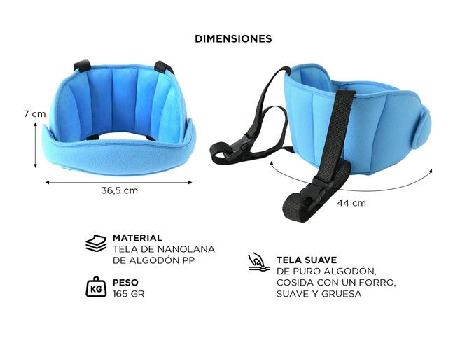 Sujetador Soporte para la Cabeza del Bebé Gadnic BEBE86 Para Silla de Auto - 3