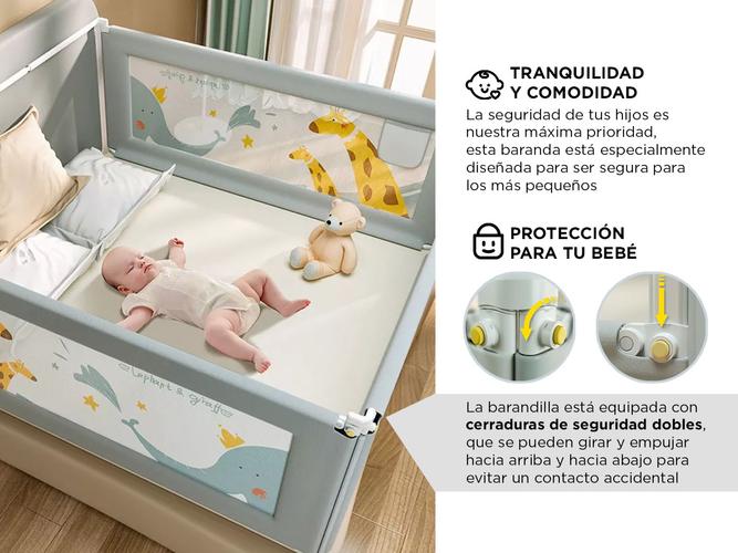 Baranda de Seguridad para Cama Gadnic con Diseño de Animales - 2