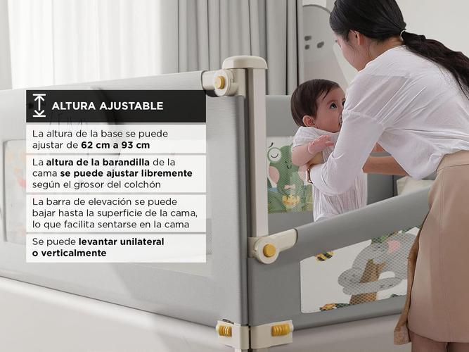 Baranda de Seguridad para Cama Gadnic con Diseño de Animales - 3