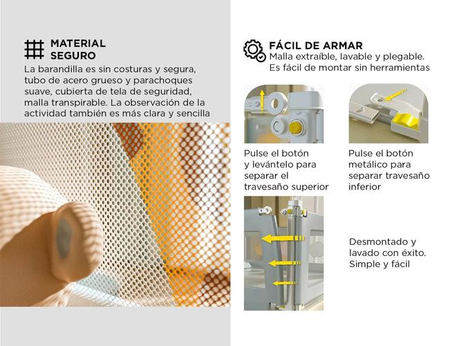 Baranda de Seguridad para Cama Gadnic con Diseño de Animales - 4