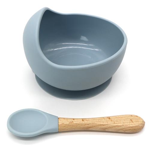Bowl y Cuchara de Silicona Gadnic Alimentación para Bebes - 0