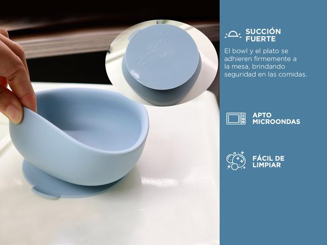 Set De Alimentación Bebes Gadnic Silicona Completo - 2
