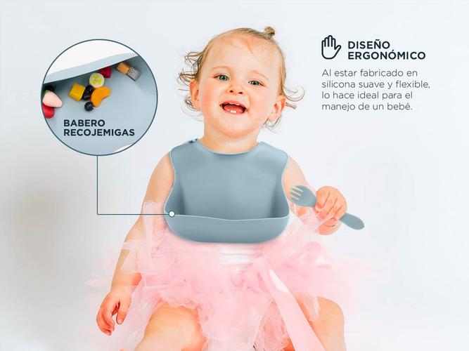 Set De Alimentación Bebes Gadnic Silicona Completo - 3