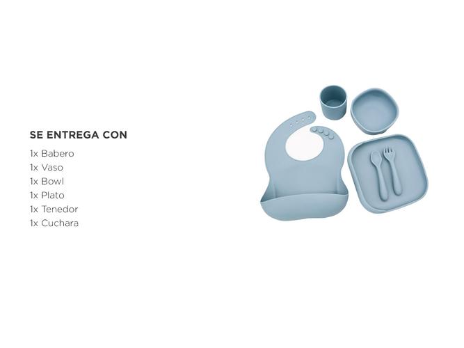Set De Alimentación Bebes Gadnic Silicona Completo - 5