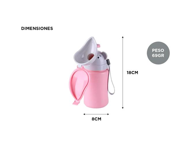 Baño Urinario Portátil Gadnic BEBE302 Entrenador Para Niños - 4