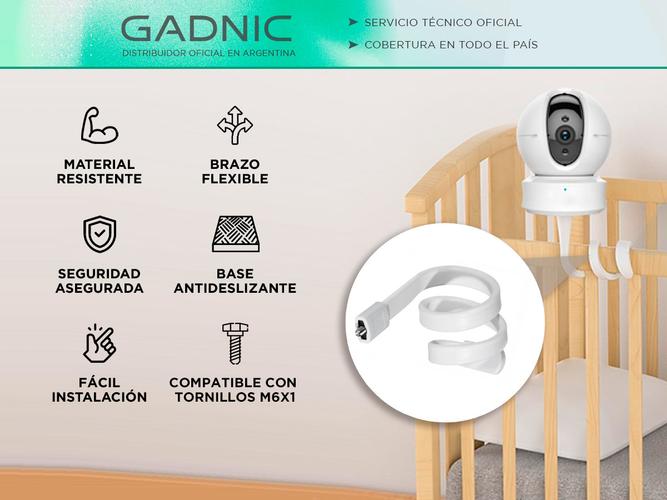 Soporte Para Cámara De Bebé Gadnic Giro Flexible Cuna  - 1