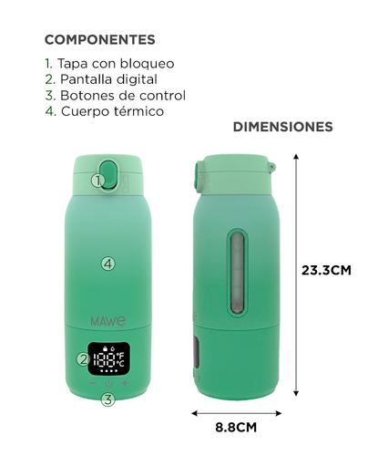 Calentador de leche portátil Mawe by Gadnic 100W 500ml - 5