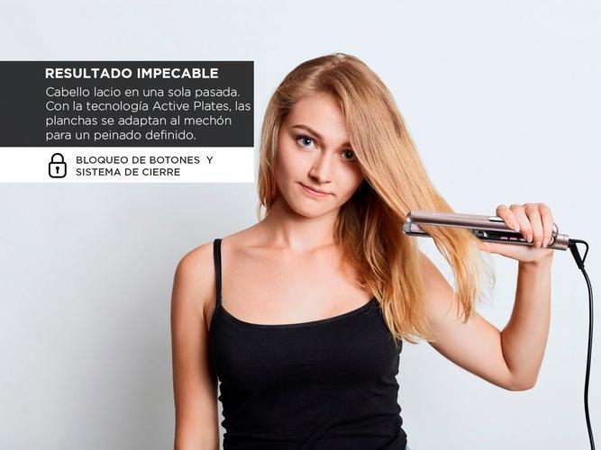 Planchita De Pelo Bellisima Long Plates Gloss Ceramic B9 300 Led - 2