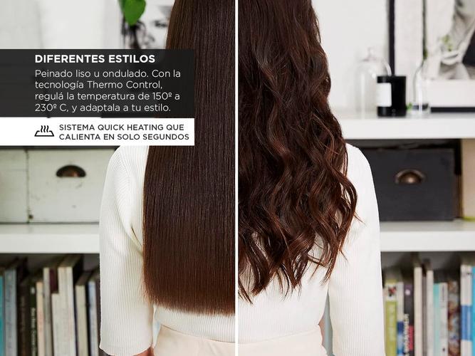 Planchita De Pelo Bellisima Long Plates Gloss Ceramic B9 300 Led - 3