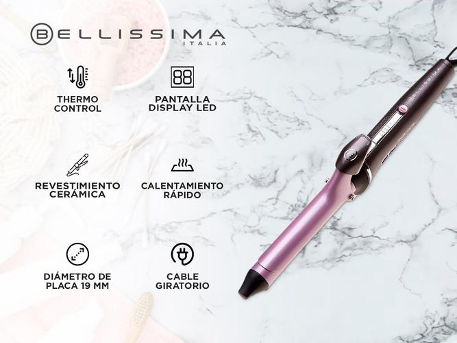 Rizador Bellissima Gloss Ceramic GT15 300 Thermo Control Led - 1