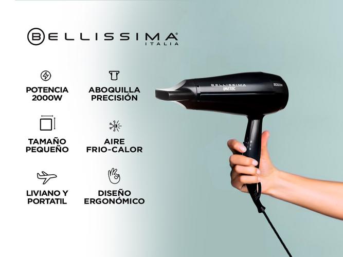 Secador De Pelo Bellissima Imetec Power To Style Compact C19 2000 - 1