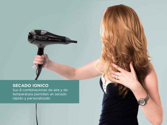 Secador De Pelo Bellisima S9 2200w Salon Performance Ionico Negro - 2