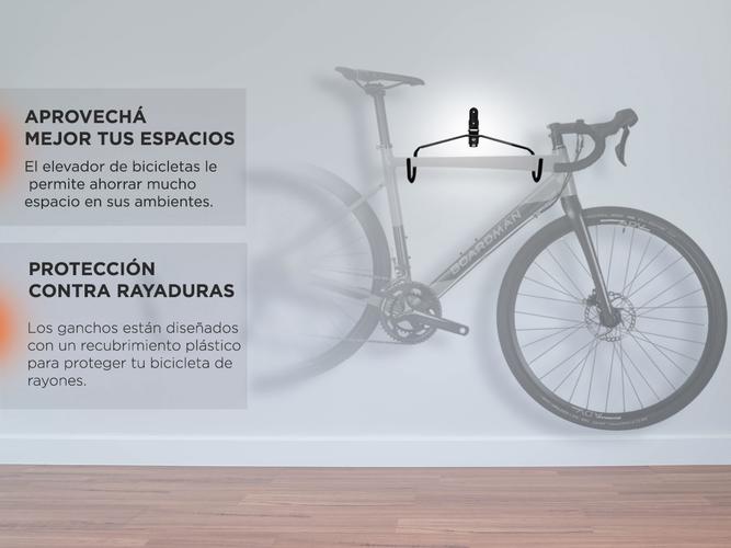 Soporte de Pared Gadnic para Bicicleta P/Colgar Horizontal - 3