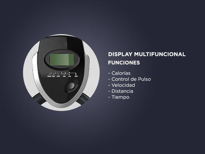 Bicicleta Fija Gadnic G-Spinning Indoor Disco Inercia 18kg Regulable con Display - 4