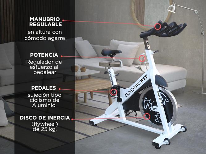 Bicicleta Spinning Gadnic SP22 Disco 25kg - 2