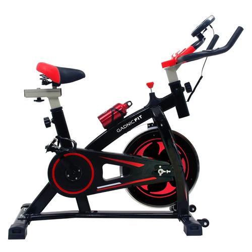 Bicicleta Fija Gadnic B-16 Spinning Indoor Disco Inercia 8kg Regulable con Display + Botella - 0