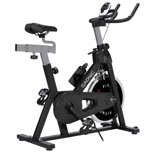 Bicicleta Fija Gadnic B-17 Spinning Disco 18kg Regulable Display Multifunción + Botella - 0