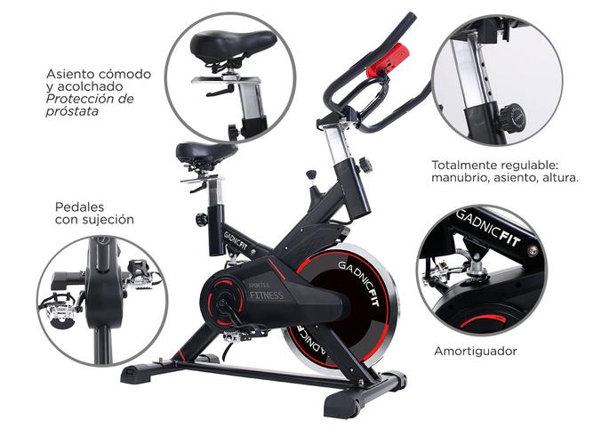 Bicicleta Spinning Gadnic Spin5000 Indoor 18KG - 3