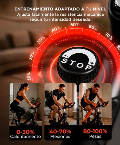 Bicicleta Spinning Gadnic Spin5000 Indoor 18KG - 4
